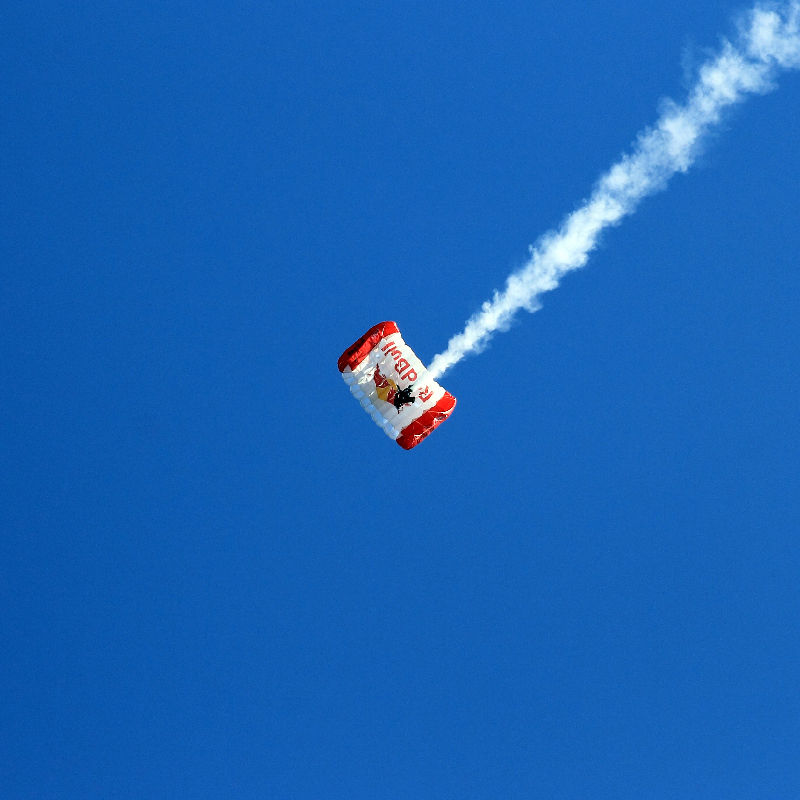 Image of redbull skydiver